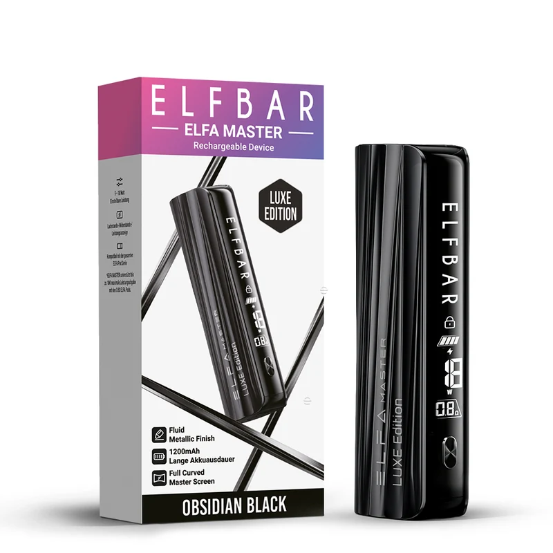 ELFBAR ELFA Master Luxe Obsidian Black