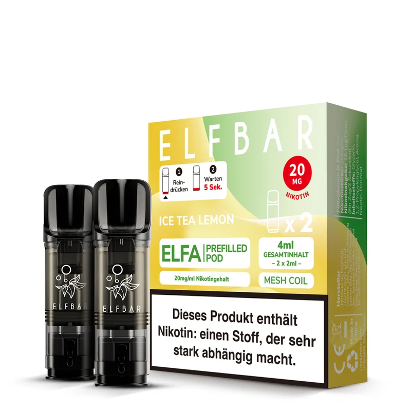 ELFA Prefilled Pod Ice Tea Lemon