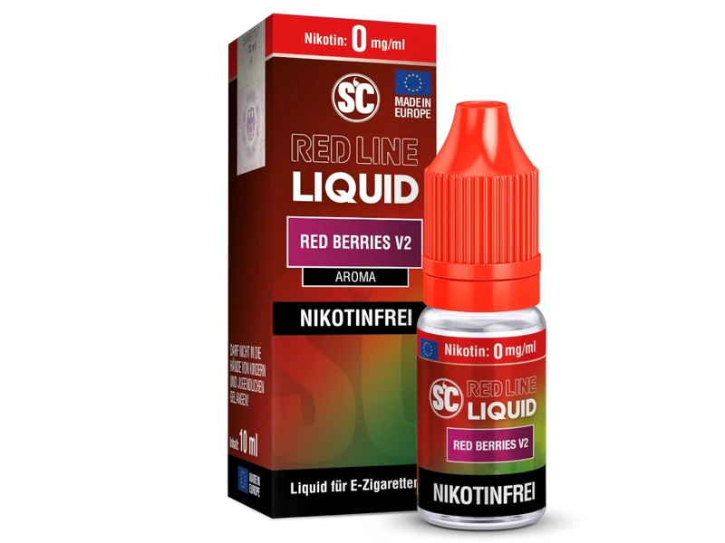 SC - Red Line - Red Berries V2 - 10ml Fertigliquid (Nikotinfrei/Nikotinsalz)