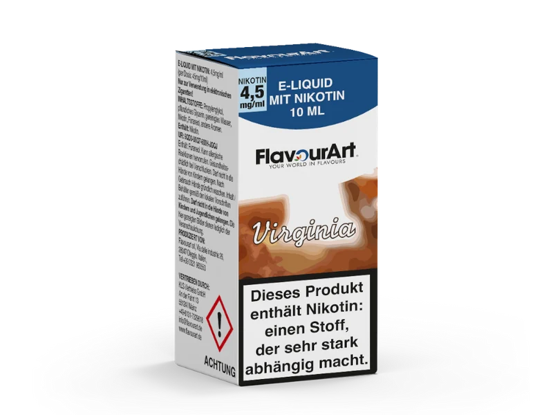 FlavourArt - Virginia - 10ml Fertigliquid (Nikotin)