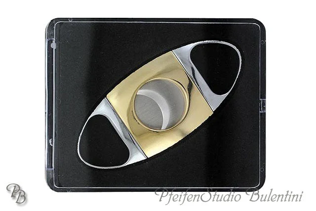 Zigarrenabschneider Formula REGENCE Doppelklingen, Gold