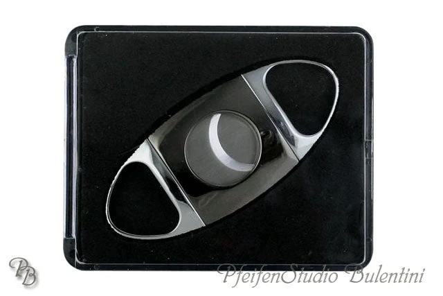 Zigarrenabschneider Formula REGENCE Doppelklingen, Gun Metal