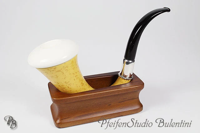 Pfeifenständer für Calabash Pfeifen, Massivholz Teak