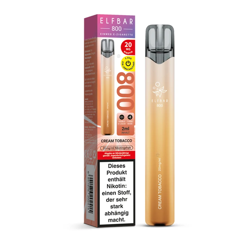 ELFBAR 800 Cream Tobacco