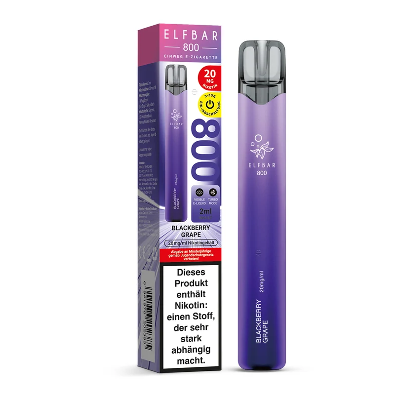 ELFBAR 800 Blackberry Grape