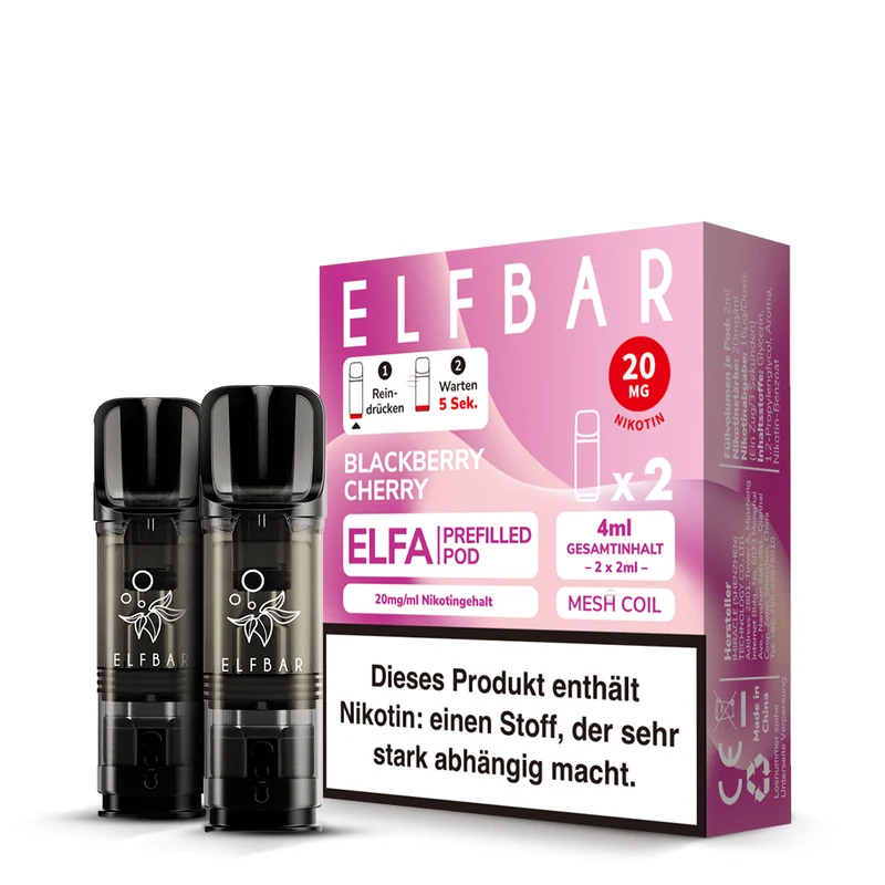 ELFA Prefilled Pod Blackberry Cherry