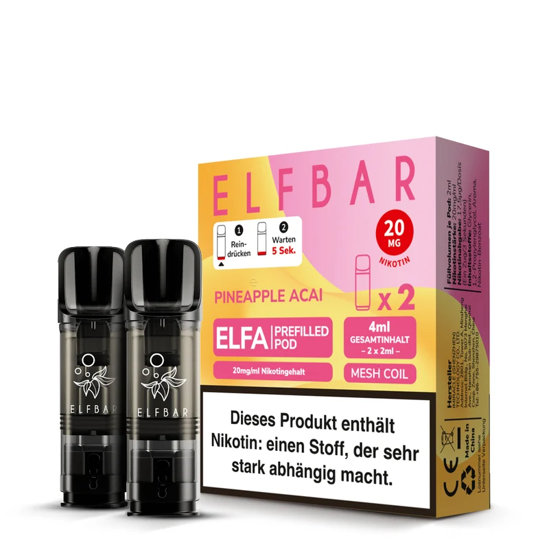 ELFA Prefilled Pod Pineapple Acai