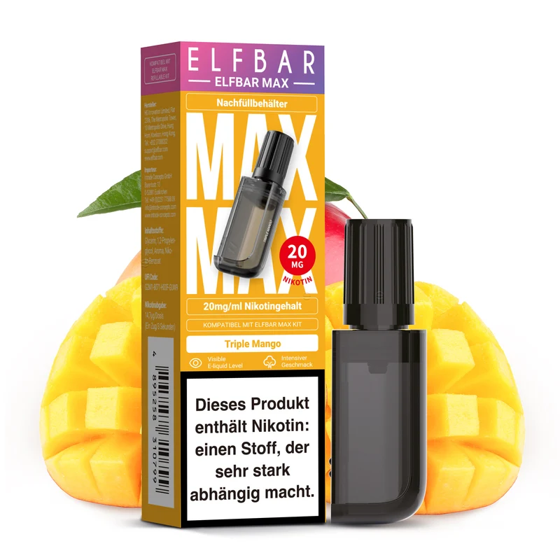ELFBAR MAX Nachfüllbehälter Triple Mango