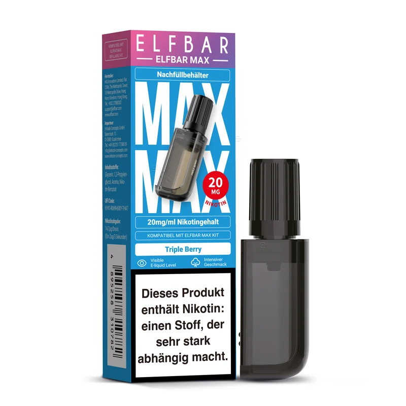 ELFBAR MAX Nachfüllbehälter Triple Berry