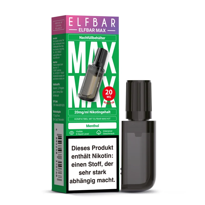 ELFBAR MAX Nachfüllbehälter Menthol