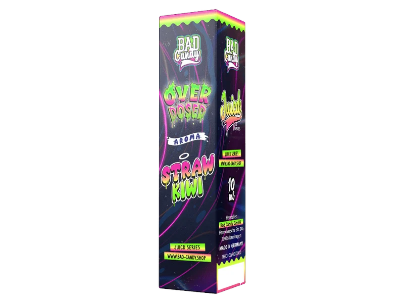 Bad Candy Liquids - Juicd - Straw Kiwi - Longfill Aroma 10ml (60ml Flasche)