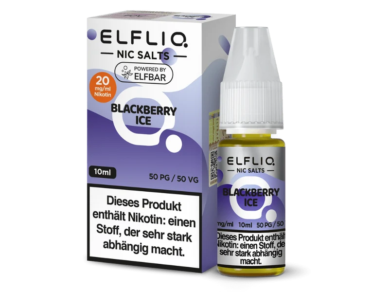 ELFLIQ - Blackberry Ice - 10ml Fertigliquid (Nikotinsalz)