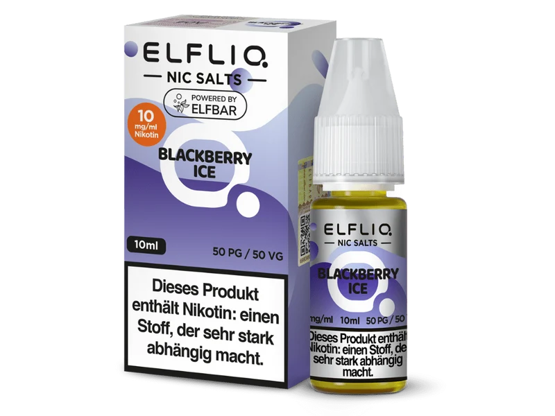 ELFLIQ - Blackberry Ice - 10ml Fertigliquid (Nikotinsalz)