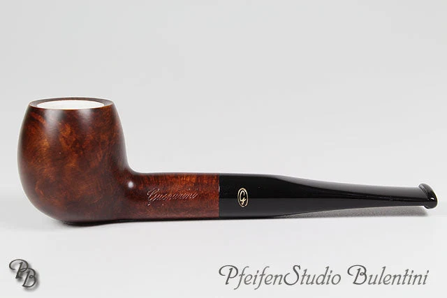Bruyere Pfeife mit Meerschaumeinsatz TERRA 003