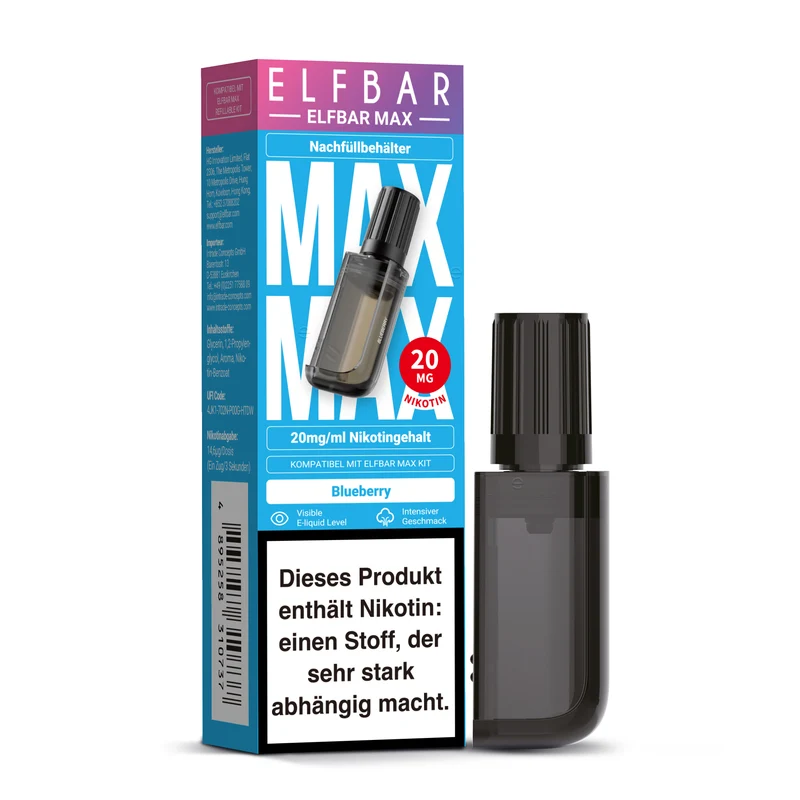 ELFBAR MAX Nachfüllbehälter Blueberry