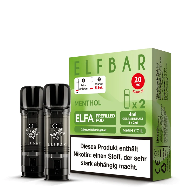 ELFA Prefilled Pod Menthol