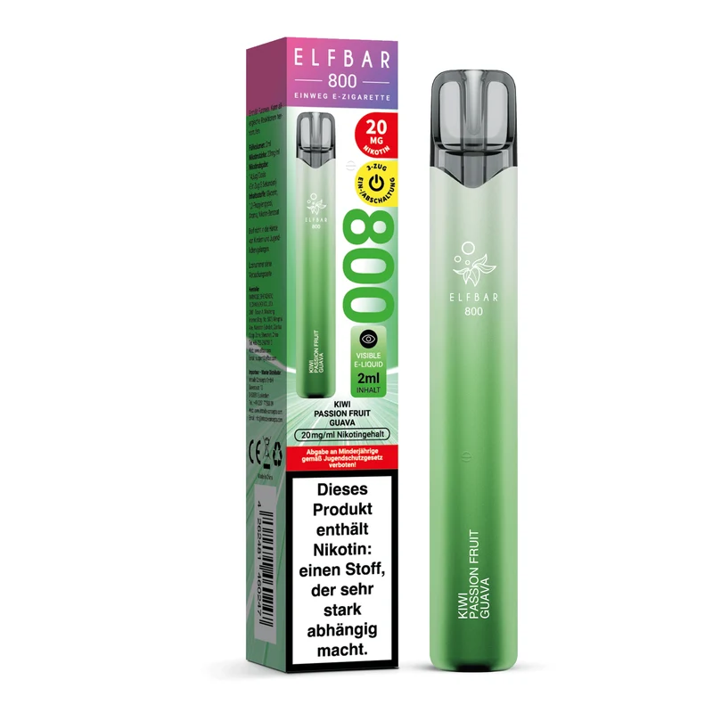 ELFBAR 800 Kiwi Passion Fruit Guava