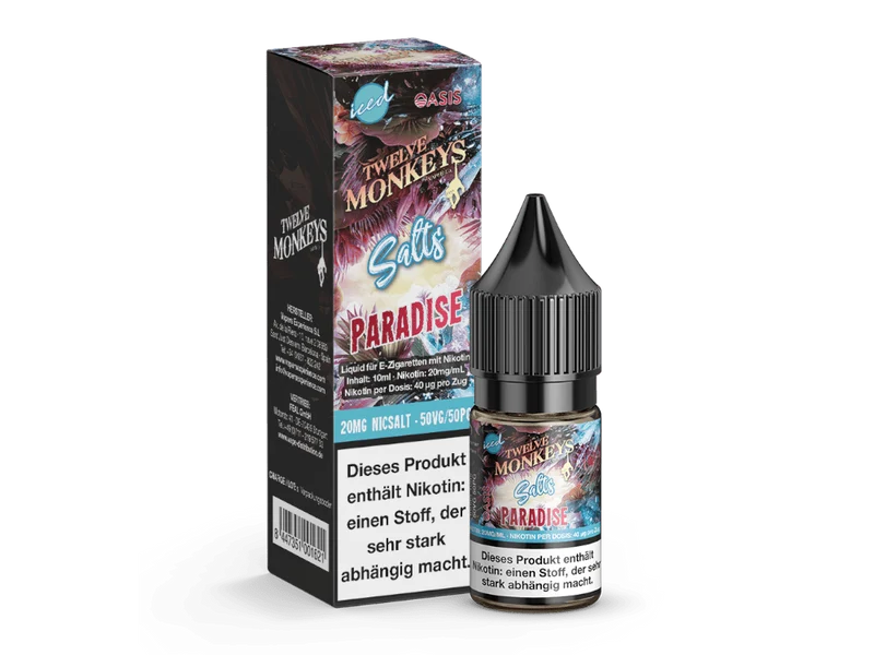 Twelve Monkeys - Iced - Paradise - 10ml Fertigliquid (Nikotinsalz)