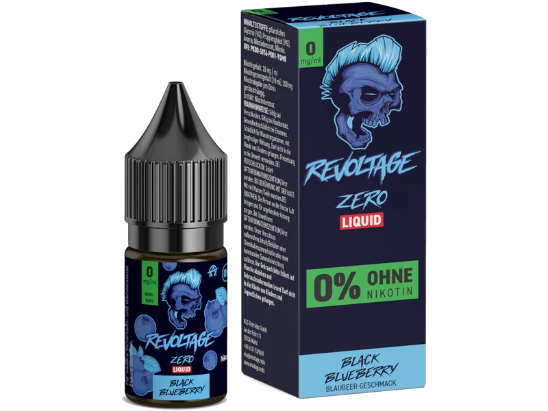 Revoltage - Tobacco Gold - Black Blueberry - 10ml Fertigliquid (Nikotinfrei)