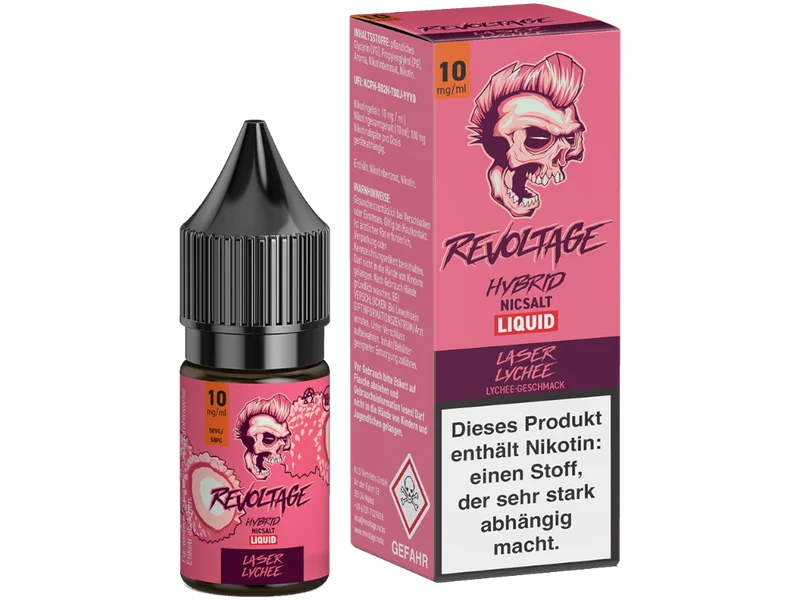 Revoltage - Laser Lychee - 10ml Fertigliquid (Hybrid Nikotinsalz)