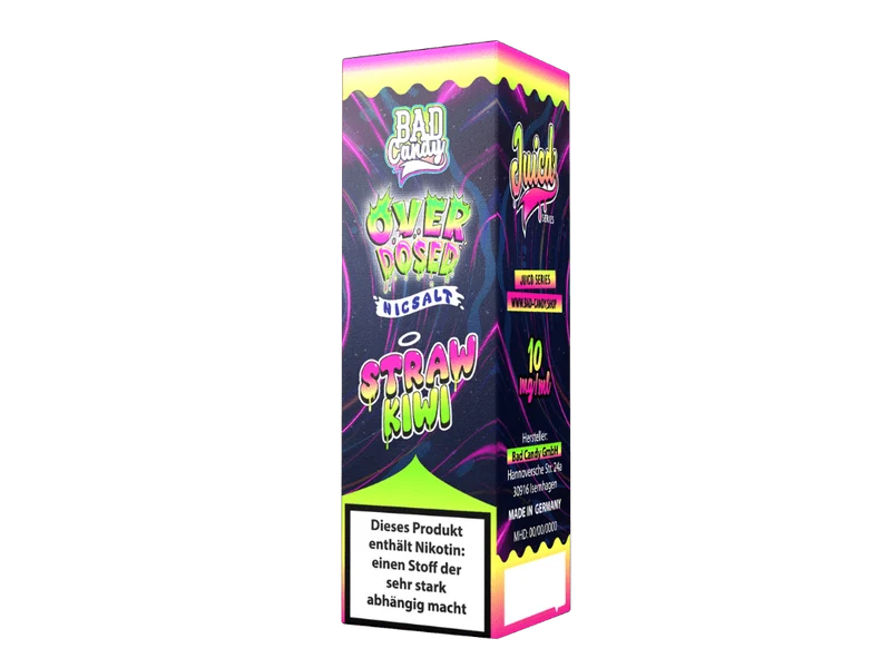 Bad Candy Liquids - Juicd - Straw Kiwi - 10ml Fertigliquid (Nikotinsalz)