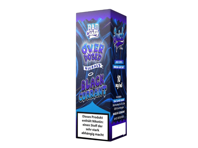 Bad Candy Liquids - Juicd - Blackcurrant - 10ml Fertigliquid (Nikotinsalz)