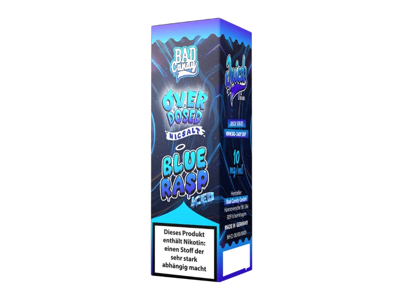 Bad Candy Liquids - Juicd - Blue Rasp - 10ml Fertigliquid (Nikotinsalz)