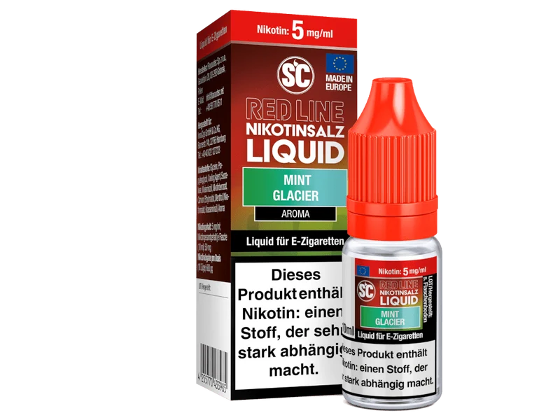 SC - Red Line - Mint Glacier - 10ml Fertigliquid (Nikotinfrei/Nikotinsalz)