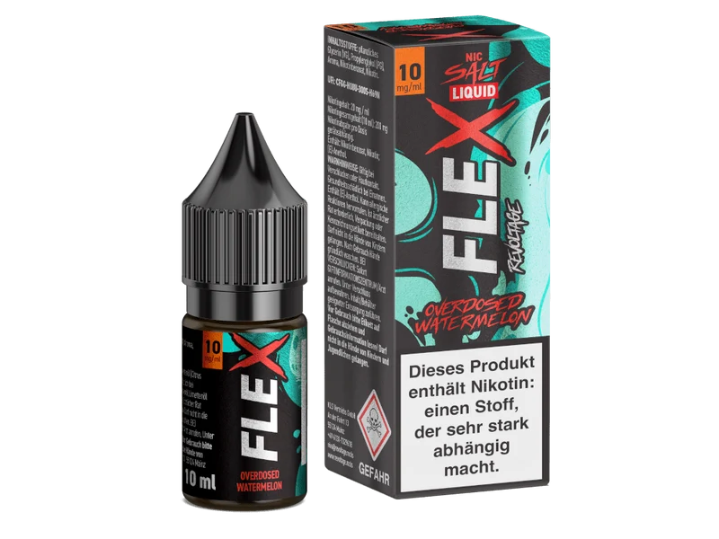 Revoltage - FLEX - Watermelon - 10ml Fertigliquid (Nikotinfrei/Nikotinsalz)