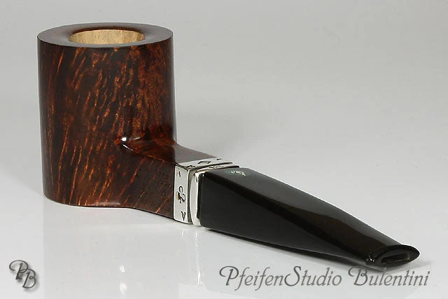 Bruyere Pfeife LANATRA - POKER Braun Billiard