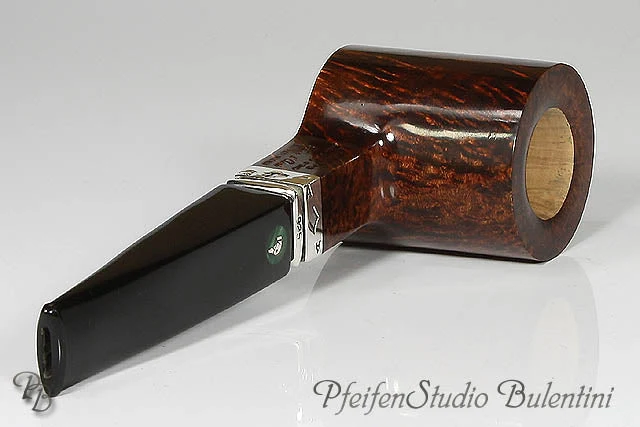 Bruyere Pfeife LANATRA - POKER Braun Billiard