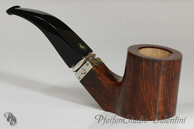 Bruyere Pfeife LANATRA - POKER Braun Bent