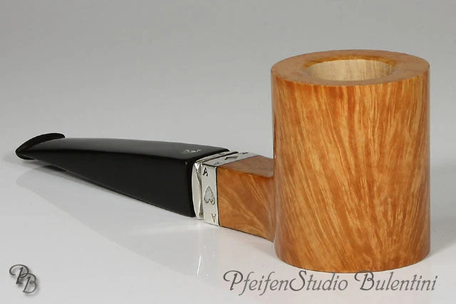 Bruyere Pfeife LANATRA - POKER Natur Billiard