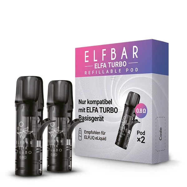 ELFA TURBO Refillable Pod 0.8 Ω (Leer-Pod)