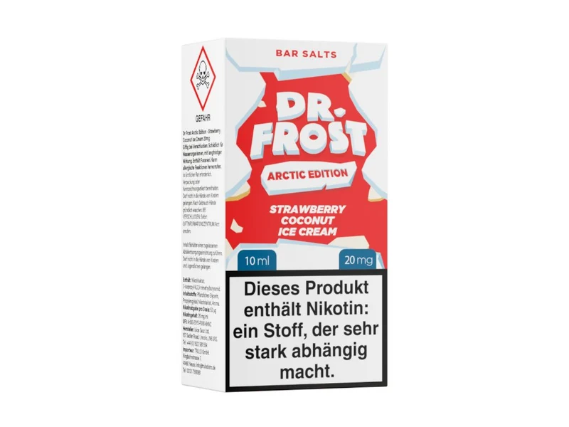 Dr. Frost - Arctic Edition - Strawberry Coconut Ice Cream - 10ml Fertigliquid (Nikotinsalz)