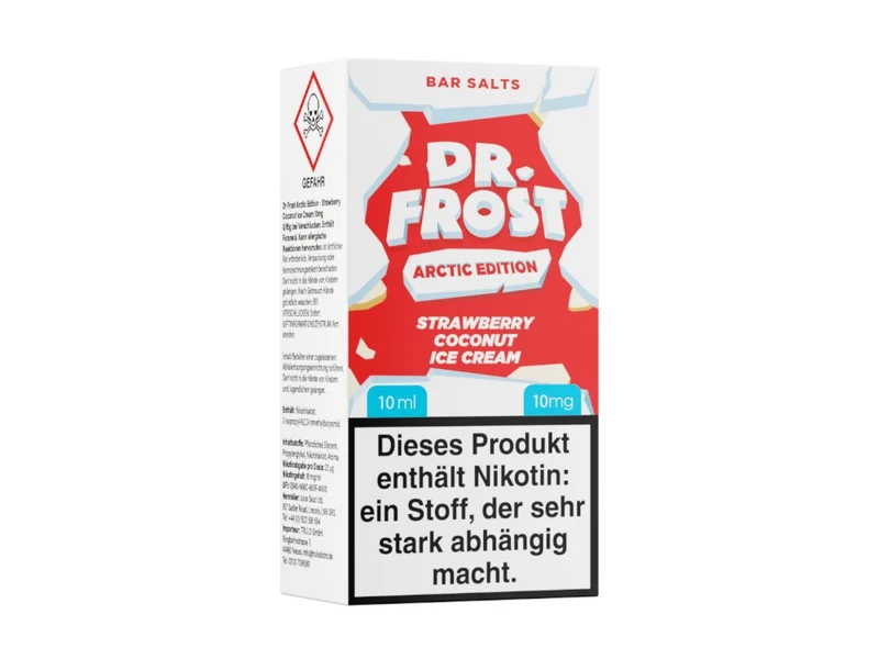 Dr. Frost - Arctic Edition - Strawberry Coconut Ice Cream - 10ml Fertigliquid (Nikotinsalz)