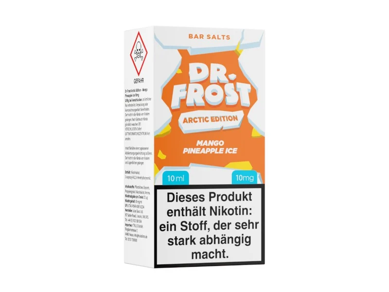 Dr. Frost - Arctic Edition - Mango Pineapple Ice - 10ml Fertigliquid (Nikotinsalz)