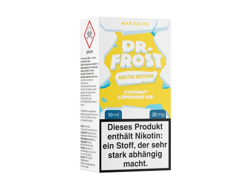 Dr. Frost - Arctic Edition - Coconut Lemonade Ice - 10ml Fertigliquid (Nikotinsalz)