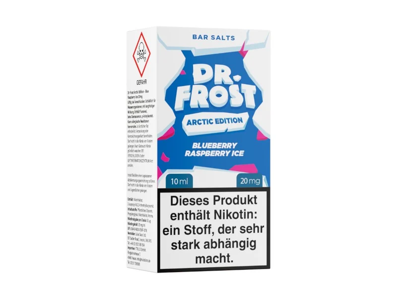 Dr. Frost - Arctic Edition - Blueberry Raspberry Ice - 10ml Fertigliquid (Nikotinsalz)