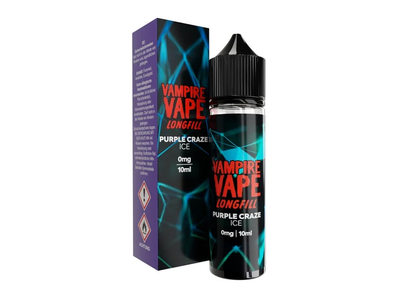 Vampire Vape - Purple Craze Ice - Longfill Aroma 10ml (60ml Flasche)