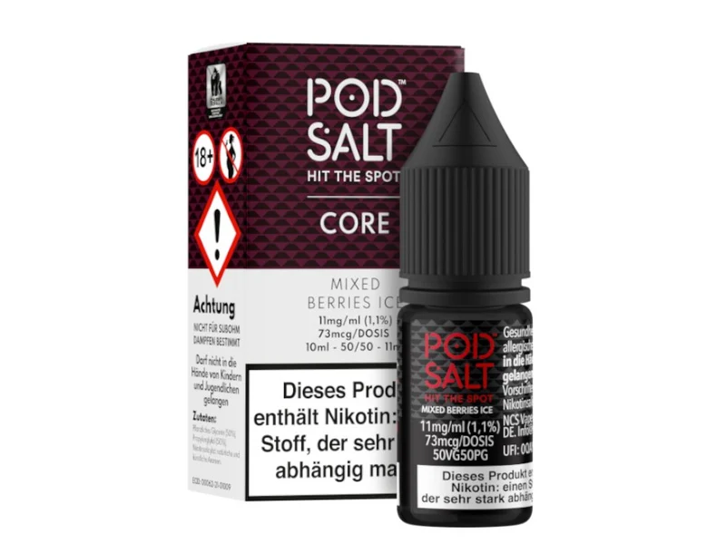 Pod Salt Core - Mixed Berries Ice - 10ml Fertigliquid (Nikotinsalz)