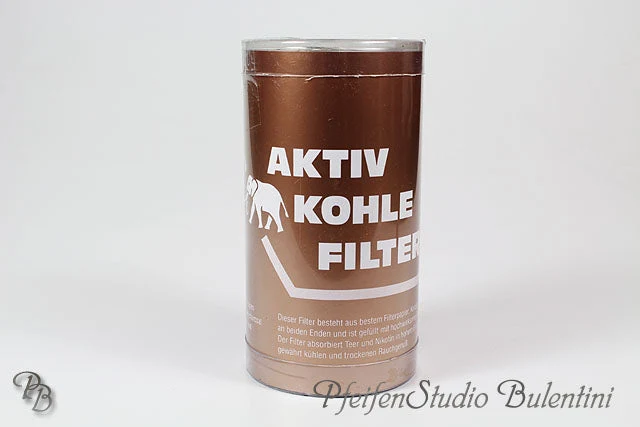 Pfeifenfilter WHITE ELEPHANT 9mm Aktivkohlefilter, 150Stk