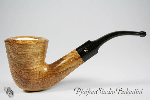 Olivenholzpfeife mit Meerschaumeinsatz GASPARINI 525