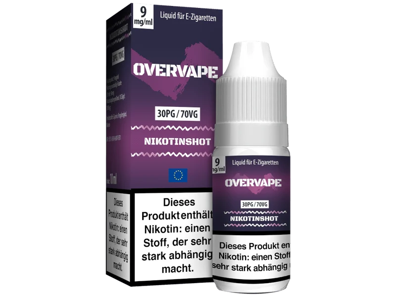 Overvape - Nikotin Shot - 10ml (30PG/70VG)