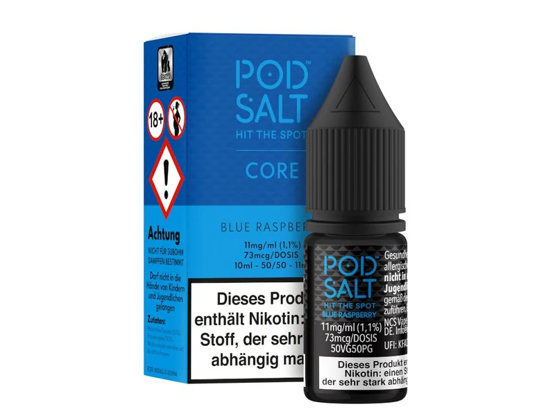 Pod Salt Core - Blue Raspberry -10ml Fertigliquid (Nikotinsalz)