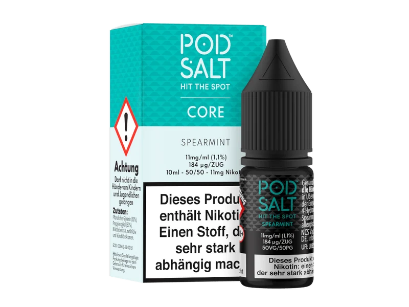 Pod Salt Core - Spearmint - 10ml Fertigliquid (Nikotinsalz)
