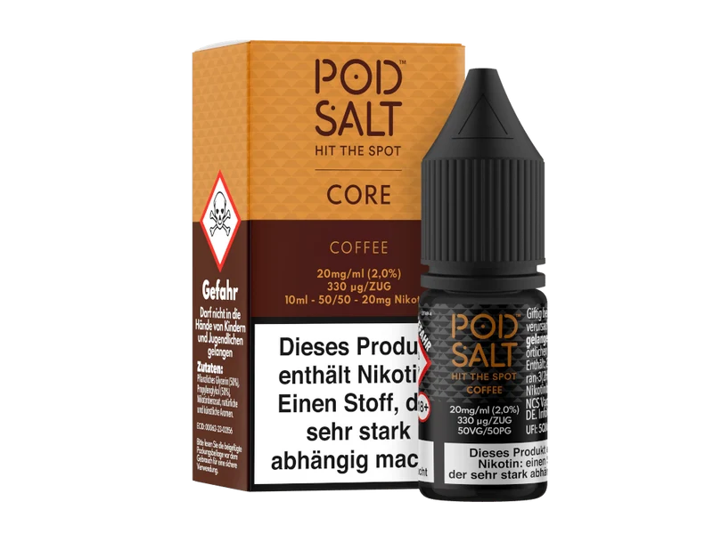 Pod Salt Core - Coffee - 10ml Fertigliquid (Nikotinsalz)
