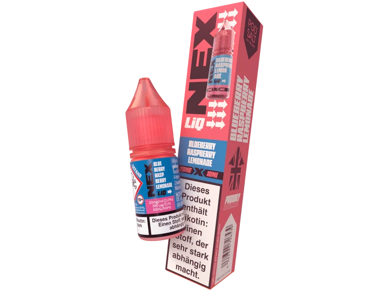 Pod Salt - NexLiq - Blueberry Raspberry Lemonade - 10ml Fertigliquid (Nikotinfrei/Nikotinsalz)
