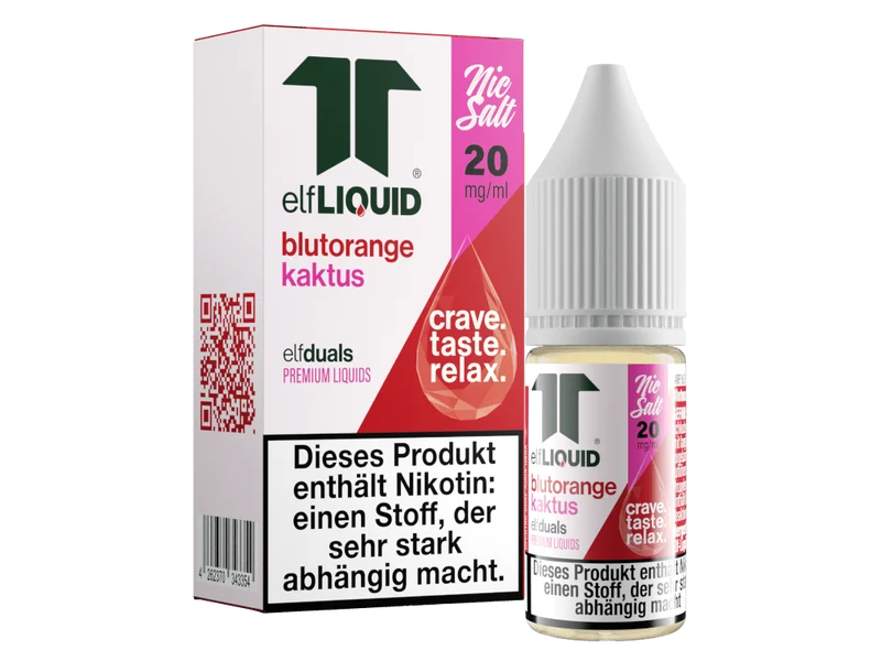 Elf-Liquid - Dual - Blutorange-Kaktus - 10ml Fertigliquid (Nikotinsalz)