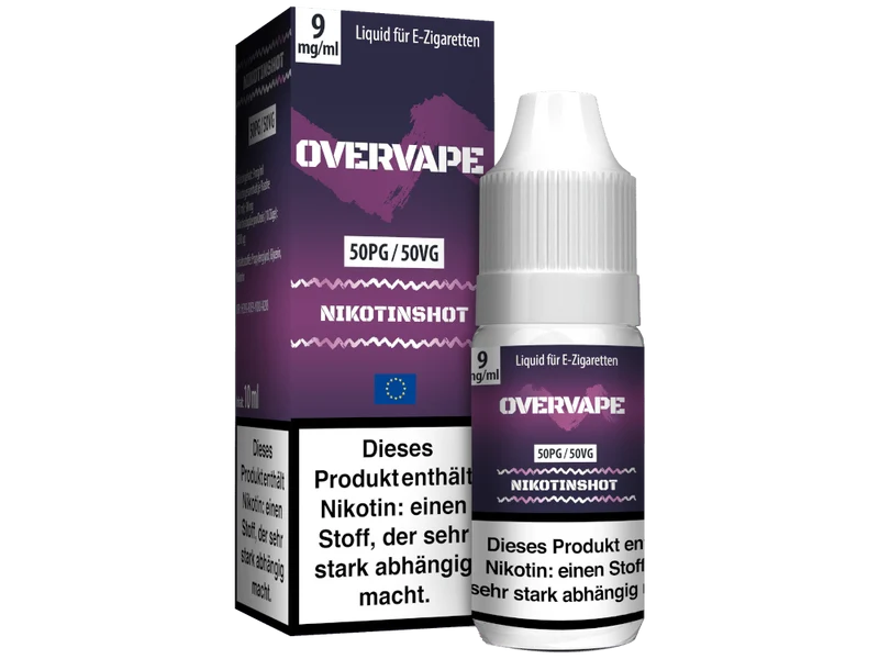 Overvape - Nikotin Shot - 10ml (50PG/50VG)